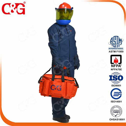chemical resistant safety coverall