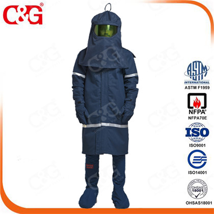 hi vis flame resistant coverall