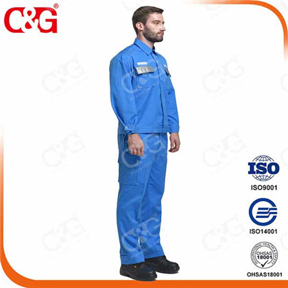 flame resistant cotton safety coverall orange